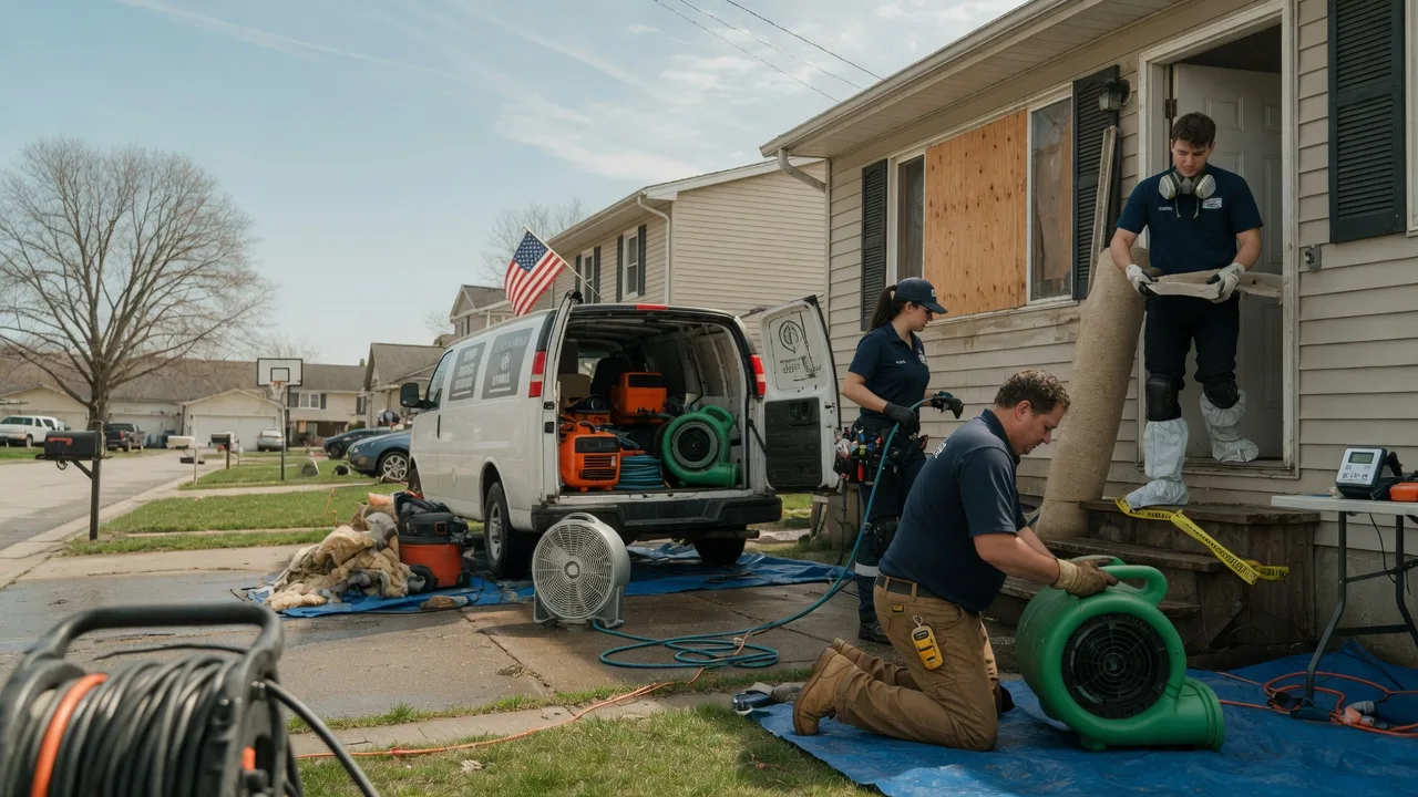 Water Damage Restoration in Coralville, IA near me